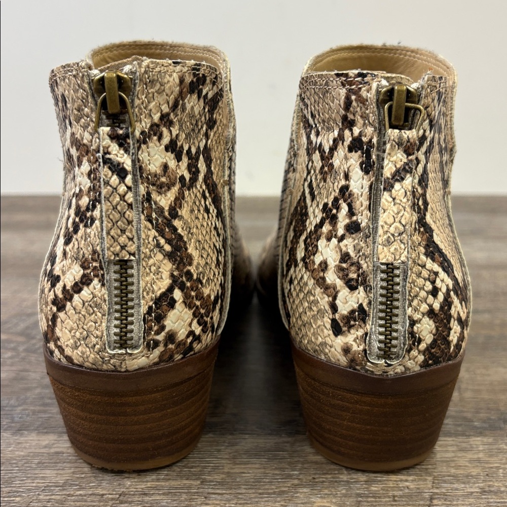 MICHAEL by MICHAEL SHANNON “Nadya” Faux Snakeskin Ankle Boots • Size 9 - Picture 3 of 8